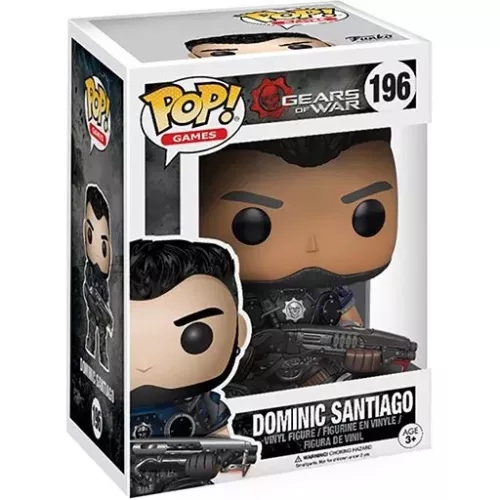 Funko Pop! Dominic Santiago #196 Gears of War Games Box