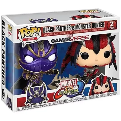 Funko Pop! Monster Hunter 2 Pack Marvel vs. Capcom Infinite Box