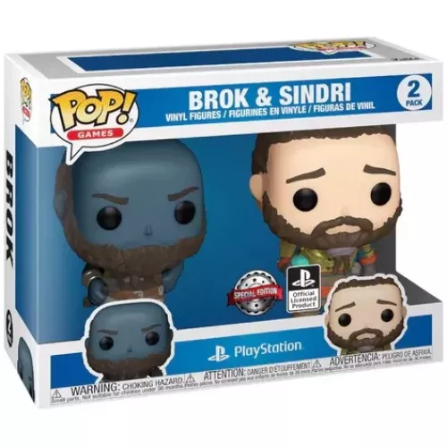 Funko Pop! Brok 2 Pack PlayStation Games Vinyl Figure Box