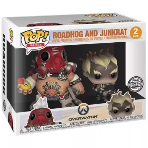 Funko Pop! Junkrat 2 Pack Overwatch Games Vinyl Figure Box