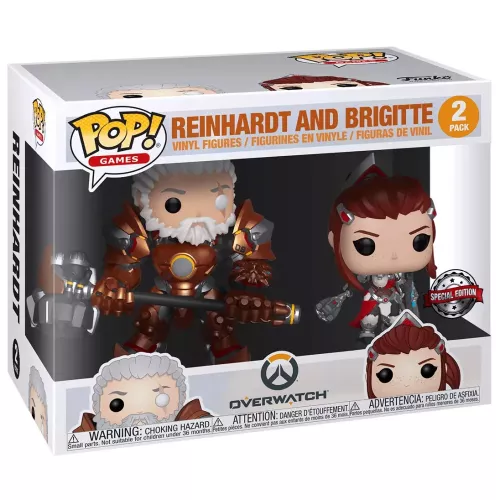 Funko Pop! Reinhardt 2 Pack Overwatch Games Vinyl Figure Box