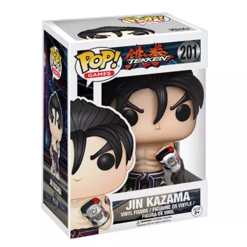 Funko Pop! Jin Kazama #201 Tekken Games Vinyl Figure Box