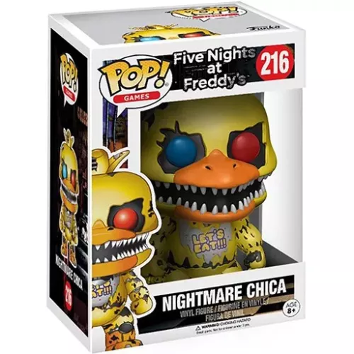 Funko Pop! Nightmare Chica #216 Five Nights at Freddy's Box