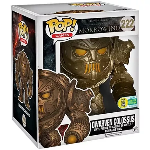 Funko Pop! Dwarven Colossus #222 6 Inch The Elder Scrolls Online Morrowind Box