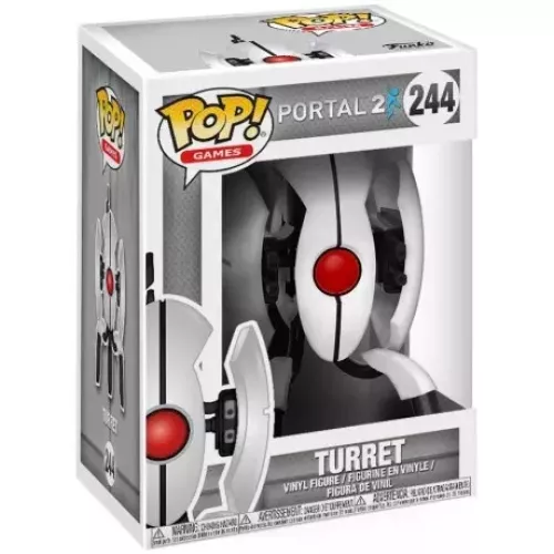 Funko Pop! Turret #244 Portal 2 Games Vinyl Figure Box