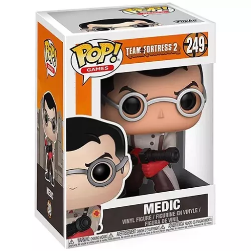 Funko Pop! Medic #249 Team Fortress 2 Games Vinyl Figure Box