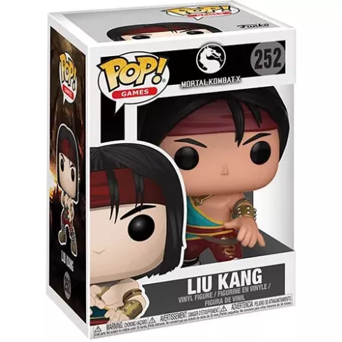 Funko Pop! Liu Kang #252 Mortal Kombat Games Vinyl Figure Box