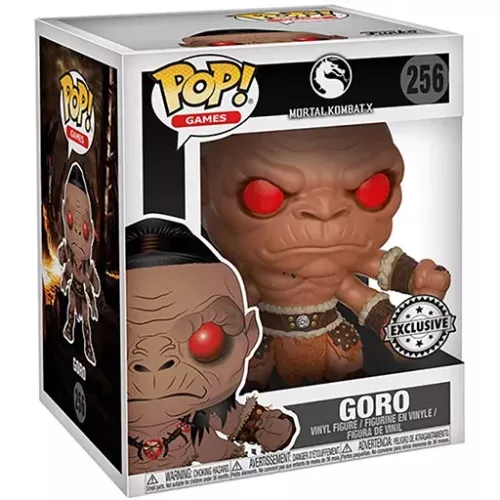 Funko Pop! Goro #256 6 Inch Mortal Kombat Games Vinyl Figure Box