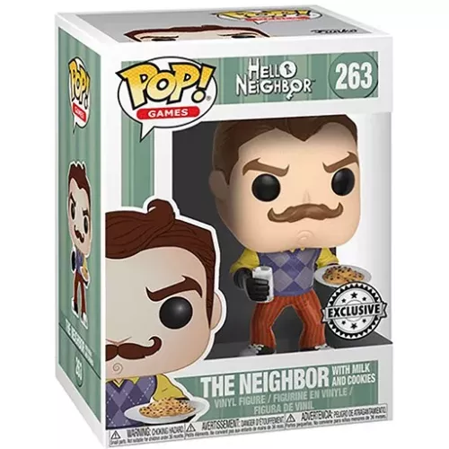 Funko Pop! The Neighbor with Milk and Cookies #263 Box