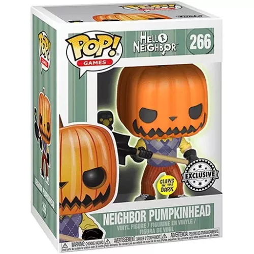 Funko Pop! Neighbor Pumpkinhead #266 Glows in the Dark Box