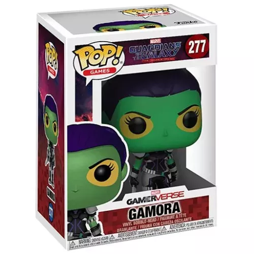 Funko Pop! Gamora #277 Marvel Guardians of the Galaxy The Telltale Series Box