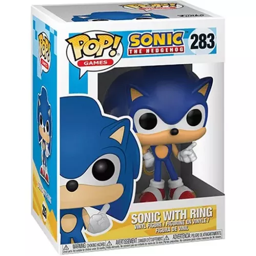 Funko Pop! Sonic with Ring #283 Sonic the Hedgehog Box