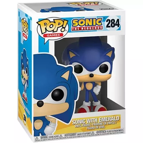 Funko Pop! Sonic with Emerald #284 Sonic the Hedgehog Box