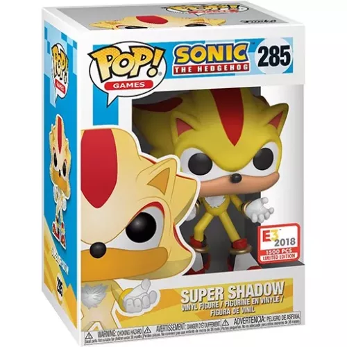Funko Pop! Super Shadow #285 Sonic the Hedgehog Games Box