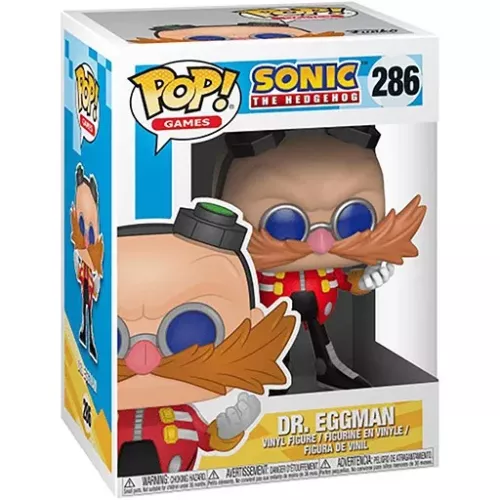 Funko Pop! Dr. Eggman #286 Sonic the Hedgehog Games Box