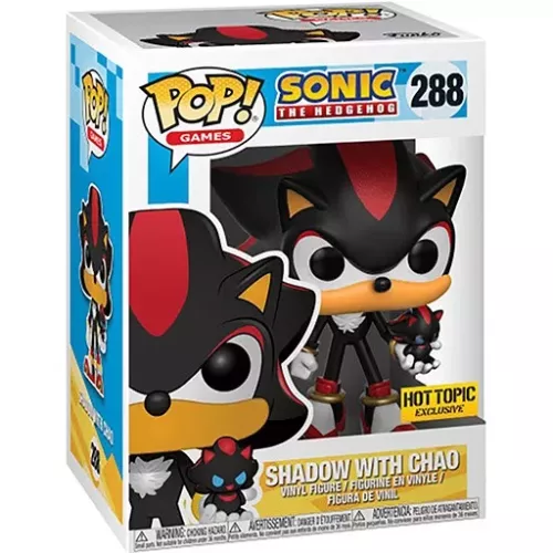 Funko Pop! Shadow with Chao #288 Sonic the Hedgehog Box