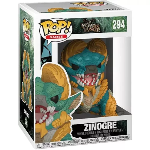 Funko Pop! Zinogre #294 Monster Hunter Games Vinyl Figure Box