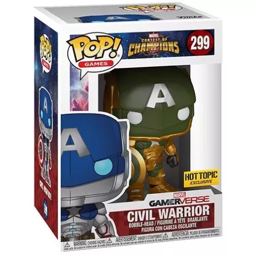 Funko Pop! Civil Warrior #299 Secret Empire Glows in the Dark Box