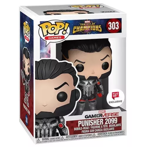 Funko Pop! Punisher 2099 #303 Marvel Contest of Champions Box