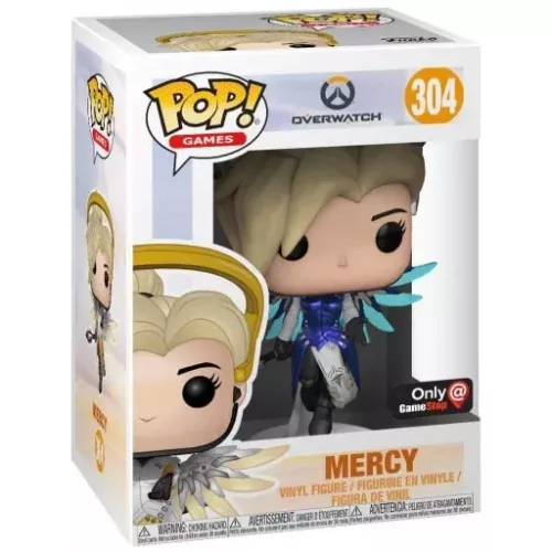 Funko Pop! Mercy #304 Cobalt Overwatch Games Vinyl Figure Box