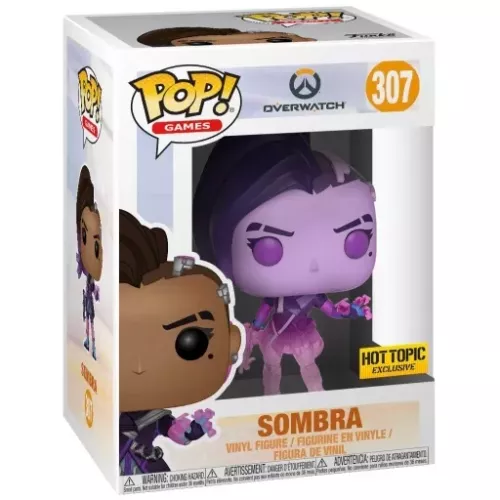 Funko Pop! Sombra #307 Translucent Overwatch Games Box