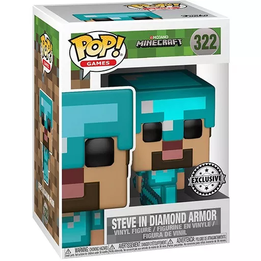 Steve in Diamond Armor Box