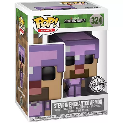 Steve in Enchanted Armor Box
