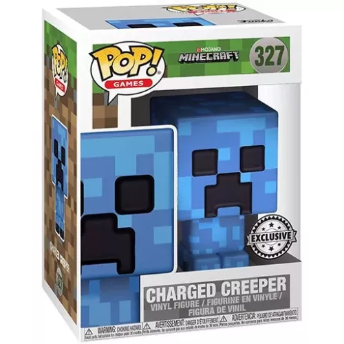 Funko Pop! Charged Creeper #327 Mojang Minecraft Games Box