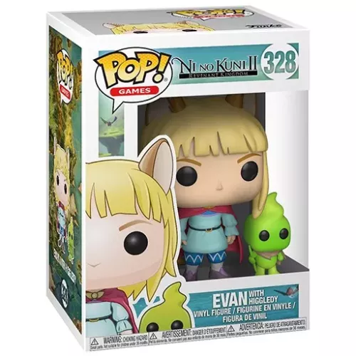 Funko Pop! Evan with Higgledy #328 Ni No Kuni II Revenant Kingdom Box