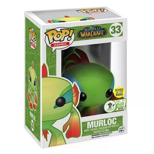 Funko Pop! Murloc #33 Glows in the Dark World of Warcraft Box