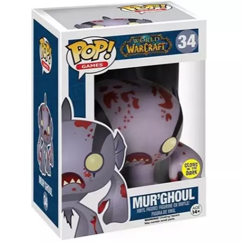 Funko Pop! Mur'Ghoul #34 Glows in the Dark World of Warcraft Box