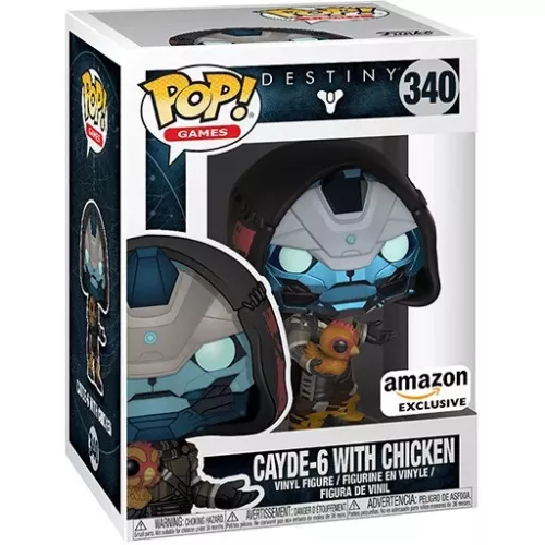 Funko Pop! Cayde-6 with Chicken #340 Destiny Games Box