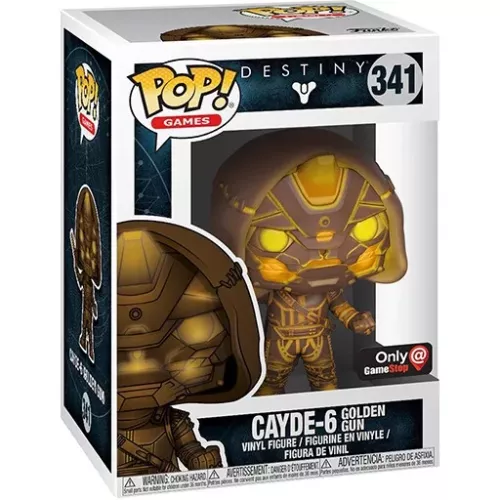 Funko Pop! Cayde-6 (Golden Gun) #341 Destiny Games Box