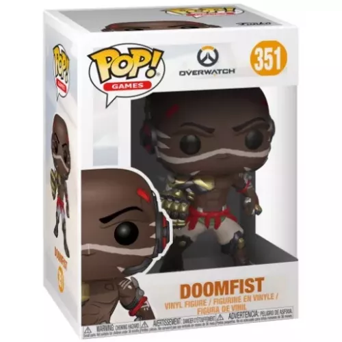Funko Pop! Doomfist #351 Overwatch Games Vinyl Figure Box