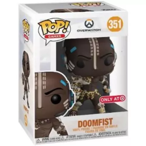 Funko Pop! Doomfist #351 Leopard Skin Overwatch Games Box