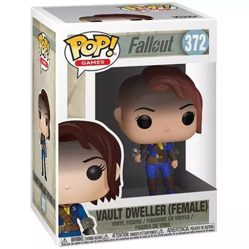 Funko Pop! Vault Dweller (Female) #372 with Stimpack Box