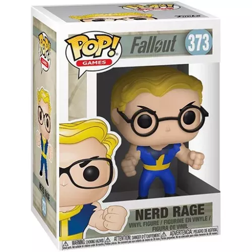 Funko Pop! Nerd Rage #373 Fallout Games Vinyl Figure Box