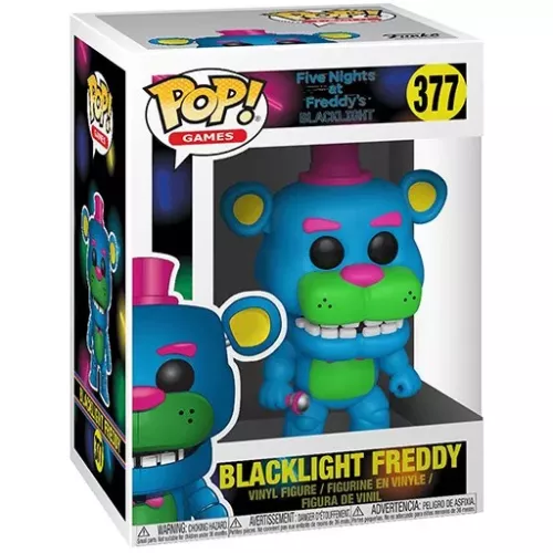 Funko Pop! Blacklight Freddy #377 Five Nights at Freddy's Blacklight Box