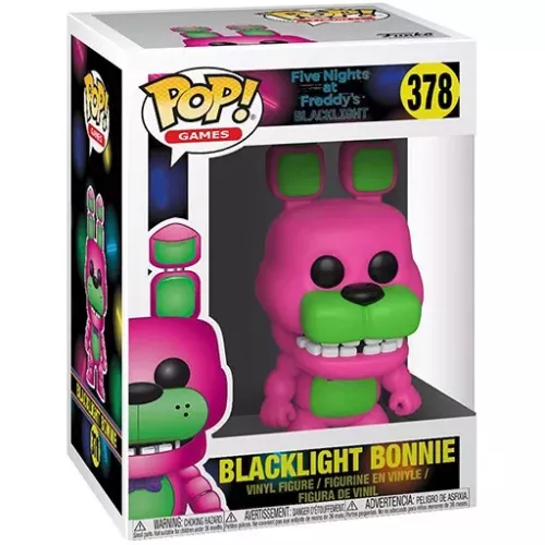 Funko Pop! Blacklight Bonnie #378 Five Nights at Freddy's Blacklight Box