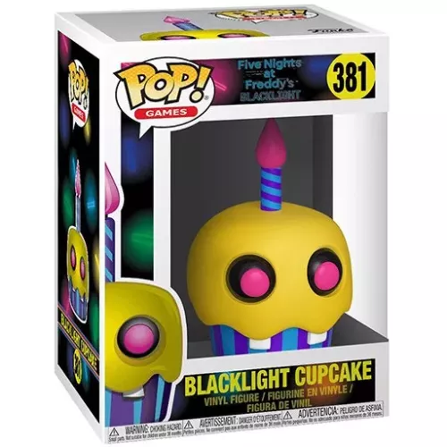 Funko Pop! Blacklight Cupcake #381 Five Nights at Freddy's Blacklight Box