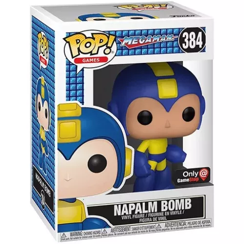 Funko Pop! Napalm Bomb #384 Mega Man Games Vinyl Figure Box