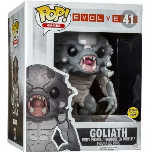 Funko Pop! Goliath #41 6 Inch Glows in the Dark Evolve Box