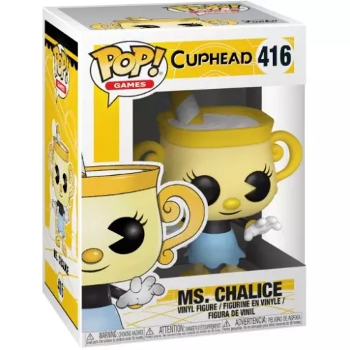 Funko Pop! Ms. Chalice #416 Cuphead Games Vinyl Figure Box