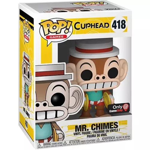 Funko Pop! Mr. Chimes #418 Cuphead Games Vinyl Figure Box
