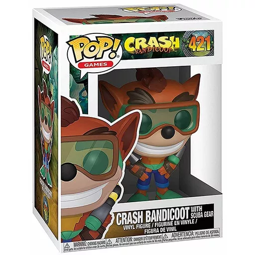 Crash Bandicoot with Scuba Gear Box
