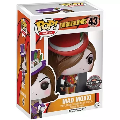 Funko Pop! Mad Moxxi #43 Red Borderlands Games Vinyl Figure Box