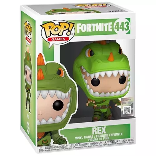 Funko Pop! Rex #443 Fortnite Games Vinyl Figure Box