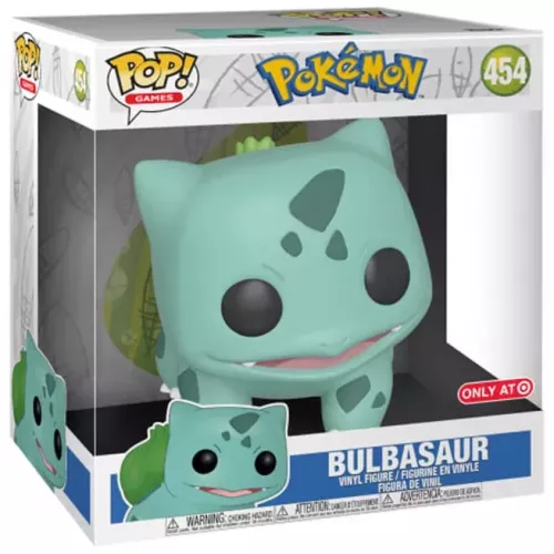 Funko Pop! Bulbasaur #454 10 Inch Pokémon Games Vinyl Figure Box