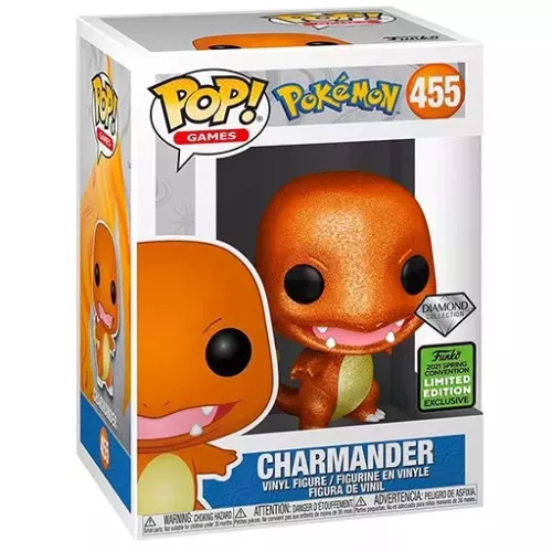 Funko Pop! Charmander #455 Diamond Collection Pokémon Box
