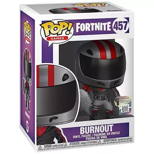 Funko Pop! Burnout #457 Fortnite Games Vinyl Figure Box